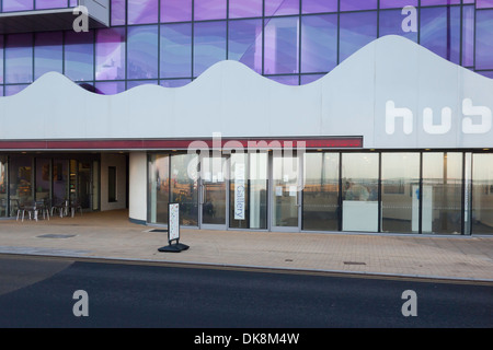 Der Palast Hub an Redcar Strandpromenade, ein neues Gebäude für Haus-Unternehmen in der Kreativwirtschaft. Stockfoto