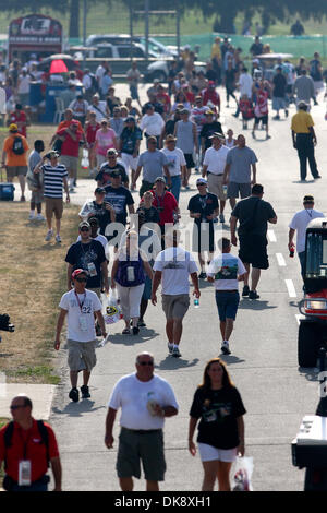 31. Juli 2011 - Indianapolis, Indiana, USA - Szenen aus dem Brickyard 400 Sprint Cup Rennen auf dem Indianapolis Motor Speedway in Indianapolis, Indiana. (Kredit-Bild: © Scott Kane/Southcreek Global/ZUMAPRESS.com) Stockfoto