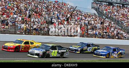 31. Juli 2011 - Indianapolis, Indiana, USA - Szenen aus dem Brickyard 400 Sprint Cup Rennen auf dem Indianapolis Motor Speedway in Indianapolis, Indiana. (Kredit-Bild: © Scott Kane/Southcreek Global/ZUMAPRESS.com) Stockfoto