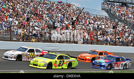 31. Juli 2011 - Indianapolis, Indiana, USA - Szenen aus dem Brickyard 400 Sprint Cup Rennen auf dem Indianapolis Motor Speedway in Indianapolis, Indiana. (Kredit-Bild: © Scott Kane/Southcreek Global/ZUMAPRESS.com) Stockfoto