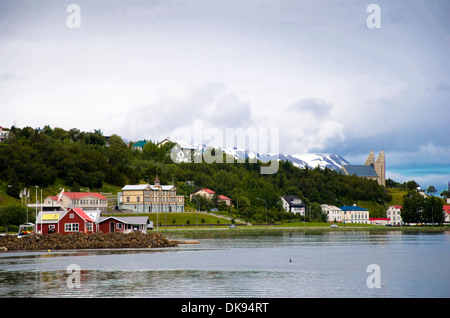 Eyjafjordur, Akureyri, Island Stockfoto