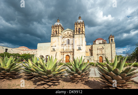 Kirche von Santo Domingo de Guzman in Oaxaca, Mexiko Stockfoto