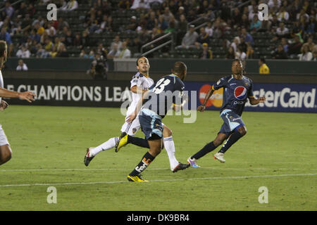 16. August 2011 - Carson, Kalifornien, USA - The Galaxy LANDO DONOVAN in Aktion während der CONCACAF Champions League match zwischen Los Angeles Galaxy und Motagua aus Honduras. (Kredit-Bild: © James Rodriguez/ZUMAPRESS.com) Stockfoto