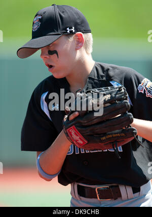 17. August 2011 - Aberdeen, Maryland, USA - Aktion während der Cal Ripken World Series in Aberdeen, Maryland am 17. August 2011. (Kredit-Bild: © Scott Serio/Eclipse/ZUMAPRESS.com) Stockfoto