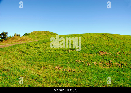 Die historischen Native American Emerald Mound Natchez Trace Parkway, Mississippi Stockfoto