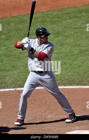 28. August 2011 - San Francisco, Kalifornien, USA - Houston Astros linker Feldspieler J.D. Martinez (14) at bat während der MLB-Spiel zwischen den San Francisco Giants und Houston Astros.  Die Houston Astros gewinnen das Spiel 4: 3 im elften Inning. (Kredit-Bild: © Dinno Kovic/Southcreek Global/ZUMAPRESS.com) Stockfoto