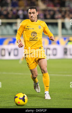 Firenze, Italien. 2. Dezember 2013. Romulo (Hellas) Football / Soccer: italienische "Serie A" match zwischen Fiorentina 4-3 Hellas Verona am Stadion Artemio Franchi in Florenz, Italien. Bildnachweis: Enrico Calderoni/AFLO SPORT/Alamy Live-Nachrichten Stockfoto