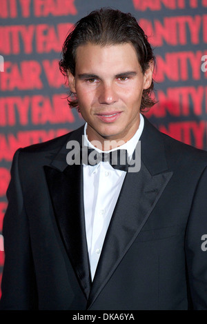 Tennisspieler Rafael Nadal bei Vanity Fair Magazin "Mann des Jahres" 2012-Preisverleihung am italienischen Konsulat-Madrid-Spanien- Stockfoto