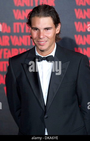 Tennisspieler Rafael Nadal bei Vanity Fair Magazin "Mann des Jahres" 2012-Preisverleihung am italienischen Konsulat-Madrid-Spanien- Stockfoto