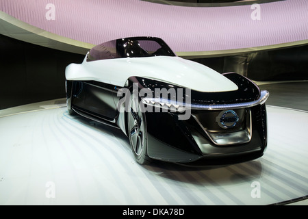 Nissan Bladeglider Konzept Elektroauto auf der Tokio Motor Show 2013 in Japan Stockfoto