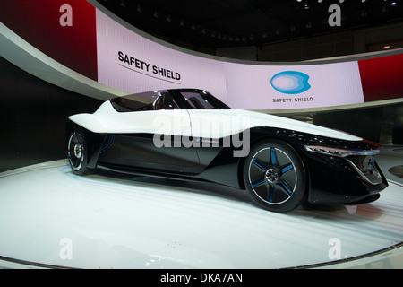 Nissan Bladeglider Konzept Elektroauto auf der Tokio Motor Show 2013 in Japan Stockfoto