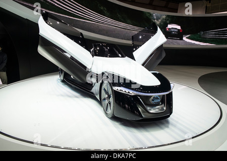 Nissan Bladeglider Konzept Elektroauto auf der Tokio Motor Show 2013 in Japan Stockfoto