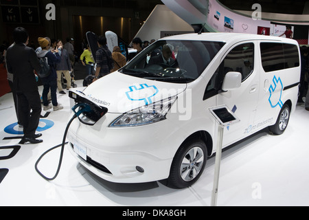 Nissan e-NV200 elektrische van auf der Tokio Motor Show 2013 in Japan Stockfoto