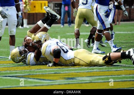 17. September 2011 - Atlanta, Georgia, USA - Bobby Dodd Stadium in Atlanta Georgia.  Georgia Tech gewinnt 66-24 (Credit-Bild: © Marty Bingham/Southcreek Global/ZUMAPRESS.com) Stockfoto