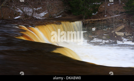 Wasserfall in Estland genannt Keila Juga Stockfoto