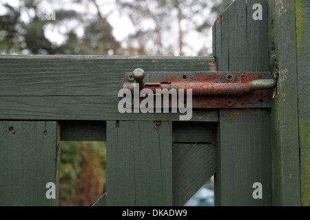 Verriegelte Tor Stockfoto