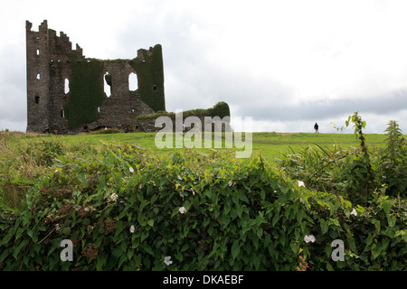 Ballycarbery Castle, Cahersiveen, County Kerry, Irland Stockfoto