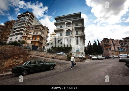 Tripolis ist die zweitgrößte Stadt und der zweitgrößte Hafen des Libanon sowie die Hauptstadt der Provinz Nord-Libanon. Tripolis, 85 km nördlich von Beirut an der Mittelmeerküste. Die Bevölkerung der Metropolregion ist ungefähr 500.000 Stockfoto