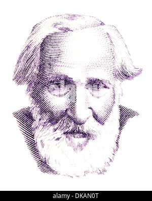 Benedykt Tadeusz Dybowski (1833 – 1930: Polnisch, Arzt und Naturforscher) Porträt von polnischen Briefmarken Stockfoto