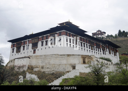 Rinpung Dzong. Großen Drukpa Kagyu buddhistisches Kloster und Festung. Paro. Bhutan Stockfoto