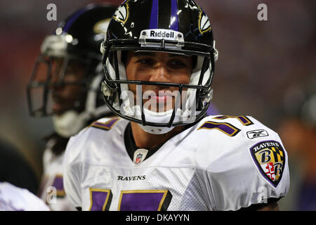 25. September 2011 - Saint Louis, Missouri, USA - Baltimore Ravens Wide Receiver Tandon Doss (17) wie während der NFL-Spiel zwischen den St. Louis Rams und die Baltimore Ravens auf Edward Jones Dome in St. Louis, Missouri. Raben besiegte die Rams 37-7. (Kredit-Bild: © Scott Kane/Southcreek Global/ZUMAPRESS.com) Stockfoto