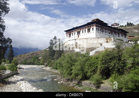 Rinpung Dzong. Großen Drukpa Kagyu buddhistisches Kloster und Festung. Paro. Bhutan Stockfoto