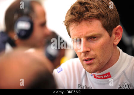 29. September 2011 - freies Atlanta, GA, USA - Anthony Davidson Factory Peugeot Fahrer während Donnerstag Training am 29.09.2011. (Bild Kredit: Jamey Price/Eclipse/ZUMAPRESS.com ©) Stockfoto