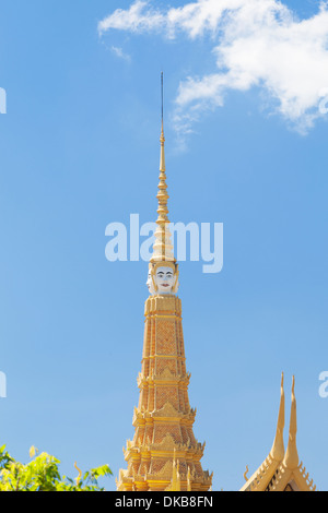 Der Turm der Thronsaal, Königspalast, Phnom Penh, Kambodscha Stockfoto