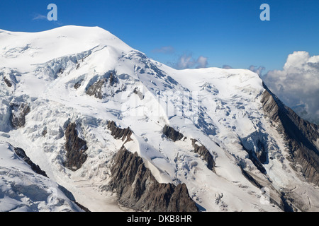 Dome du Gouter und Aiguille du Gouter im Mont-Blanc-Massiv, Frankreich. Stockfoto