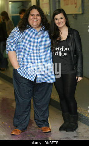 Jonathan Antoine und Charlotte Jaconelli im ITV Studios London, England - 24.09.12 Stockfoto