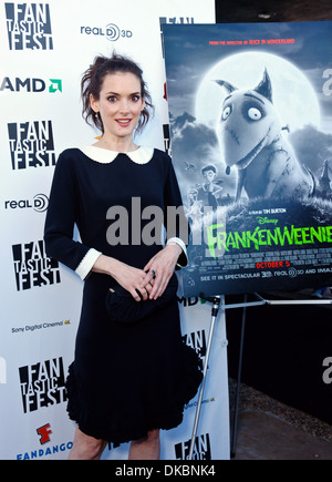 Winona Ryder fantastische Fest 2012 - Frankenweenie Premiere - Arrivals Austin Texas - 20.09.12 Stockfoto