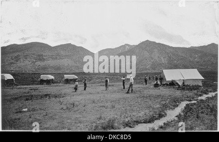 Erste Lager der Umfrage an Ogden, Weber County, Utah 516655 Stockfoto