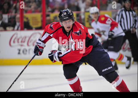 18. Oktober 2011 - Washington Dc, District Of Columbia, Vereinigte Staaten von Amerika - Verizon Center NHL Spiel Action. Washington Capitals zentrieren Endstand Nicklas Bäckström (19); 3 Hauptstädte Panthers 0 (Kredit-Bild: © Roland Pintilie/Southcreek/ZUMAPRESS.com) Stockfoto