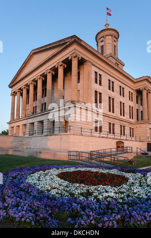 Tennessee Capital Building in Nashville, TN Designed von William Strickland, bemerkte Philadelphia Architekten. Stockfoto