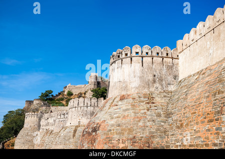 Kumbhalgarh Fort, Rajasthan, Indien Stockfoto