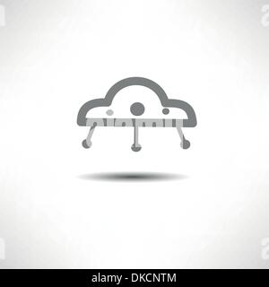 UFO-Symbol Stock Vektor