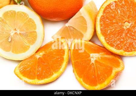 Zitronen und Orangen Stockfoto