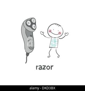 Rasierer Stock Vektor