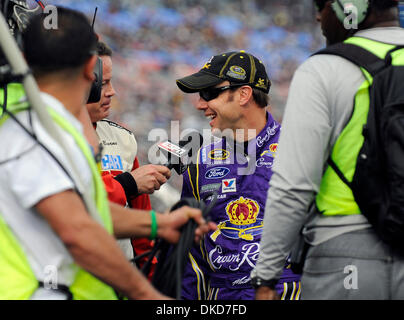 6. November 2011 - Fort Worth, Texas, USA - 6. November 2011. Fort Worth, Texas, USA. Matt Kenseth in der NASCAR Sprint Cup Series AAA Texas 500 auf dem Texas Motor Speedway in Fort Worth, Texas. (Kredit-Bild: © Ralph Lauer/ZUMAPRESS.com) Stockfoto