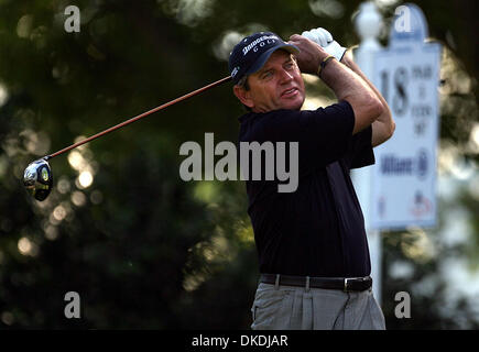 7. Februar 2007 - Boca Raton, FL, USA - Golfer NICK Preis fährt 18. während der Allianz pro-am Mittwoch, 7. Februar 2007 auf dem Old Course im Broken Sound Club in Boca Raton. Die Allianz Championship wird an diesem Wochenende gespielt.  (Kredit-Bild: © Chris Matula/Palm Beach Post/ZUMA Press) Einschränkungen: USA Tabloid Rechte heraus! Stockfoto