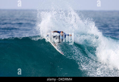 12. April 2007 - Bells Beach, Victoria, Australien - KELLY SLATER gewann durch bis ins Viertelfinale in guten Surf an Glocken heute.  TheÊ35th jährliche Rip CurlÊProÊis TheÊsecondÊevent auf die FostersÊASPÊMenÕsÊWorld-Tour 2007 und Funktionen die Top 45 Surfer Welt und drei Joker-Surfer mit US$ 300,000.00 Preisgeld. Die Welt-Klasse Line-up gehören acht Mal ASP wo Stockfoto