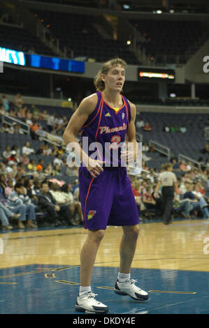 13. Juni 2007 - Washington, DC, USA - WNBA: Washington Mystics Niederlage den Phoenix Mercury 86-69 im Verizon Center in Washington, DC auf 13. Juni 2007. Im Bild: #2 Mercury Wache KELLY MILLER. (Kredit-Bild: © Tina Fultz/ZUMA Press) Stockfoto