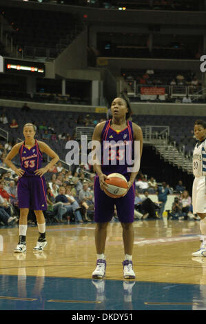 13. Juni 2007 - Washington, DC, USA - WNBA: Washington Mystics Niederlage den Phoenix Mercury 86-69 im Verizon Center in Washington, DC auf 13. Juni 2007. Im Bild: #23 CAPPIE PONDEXTER des Quecksilbers. (Kredit-Bild: © Tina Fultz/ZUMA Press) Stockfoto