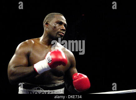 14. Juni 2007: Ehemalige besiegte zwei Zeit-Schwergewichts-Champion Hasim Rahman '' The Rock'' Taurus Sykes in einem 10 Runden einstimmigen Beschluss Kampf an der Main Street Armory in Rochester, NY. (Kredit-Bild: © Alan Schwartz/Cal-Sport-Medien) Stockfoto