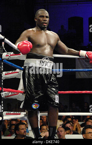 14. Juni 2007: Ehemalige besiegte zwei Zeit-Schwergewichts-Champion Hasim Rahman '' The Rock'' Taurus Sykes in einem 10 Runden einstimmigen Beschluss Kampf an der Main Street Armory in Rochester, NY. (Kredit-Bild: © Alan Schwartz/Cal-Sport-Medien) Stockfoto