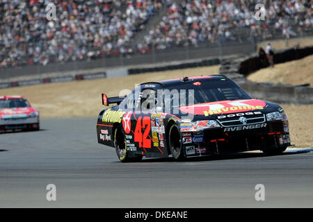 Sonntag, 24. Juni 2007 schlängelt sich SONOMA, CA. - Montoya Texaco/Wagen Dodge durch die s-Kurven auf dem Infineon Raceway... Jorgen Gulliksen/Register.all Namen Cq. (Kredit-Bild: © Napa Valley Register/ZUMApress.com) Stockfoto