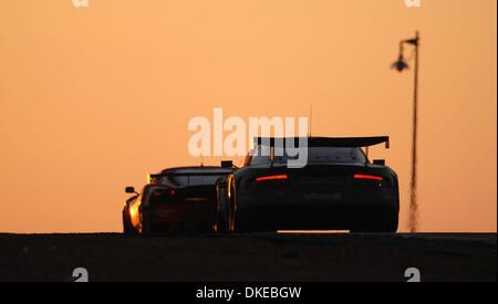 17. Juni 2007 - Le Mans, Frankreich - #009 Aston Martin Racing Aston Martin DBR9: DAVID BRABHAM, RICKARD RYDELL DARREN TURNER während der 24 Stunden von Le Mans, Sonntag, 17. Juni 2007.  (Kredit-Bild: © Rainier Ehrhardt/ZUMAPRESS.com) Stockfoto