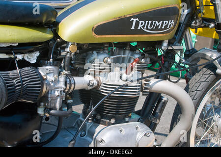 7. August 2009 - Alton, Virginia, Land der Veranstaltung - 9. August 2009: American Historic Racing Motorcycle Association (Kredit-Bild: © Mark Abbott/Southcreek Global/ZUMApress.com) Stockfoto