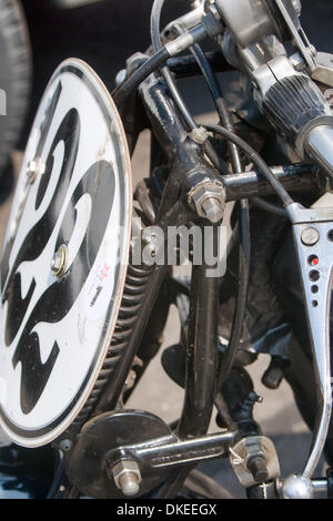 7. August 2009 - Alton, Virginia, Land der Veranstaltung - 9. August 2009: American Historic Racing Motorcycle Association (Kredit-Bild: © Mark Abbott/Southcreek Global/ZUMApress.com) Stockfoto