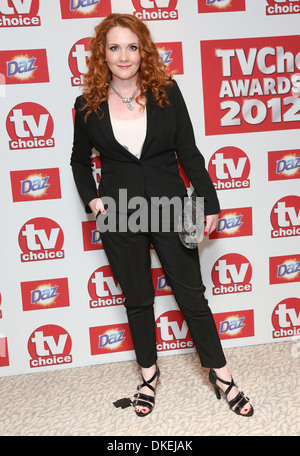 Jennie McAlpine TVChoice Awards 2012 statt im Dorchester Hotel - Ankunft London England - 10.09.12 Stockfoto